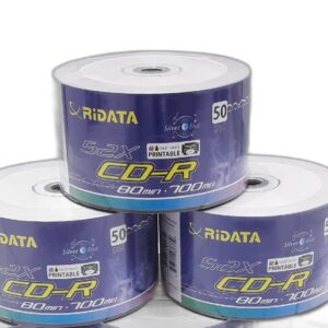 RIDATA CD-R Blue Printable' 52XSpeed' 50Pcs Shrink Packing