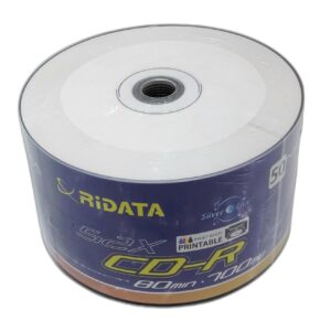 RIDATA CD-R Blue Printable' 52XSpeed' 50Pcs Shrink Packing