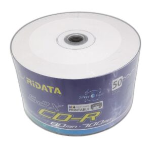 RIDATA CD-R Blue Printable' 52XSpeed' 50Pcs Shrink Packing