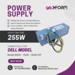 Power Supply 255 Watt Compatible For Dell Model 9020 – 7020 – 3020 SFF - cover photo