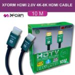 XFORM HDMI 2.0V 4K-8K HDMI Cable - 10m length