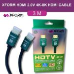 XFORM HDMI 2.0V 4K-8K HDMI Cable - 3m length