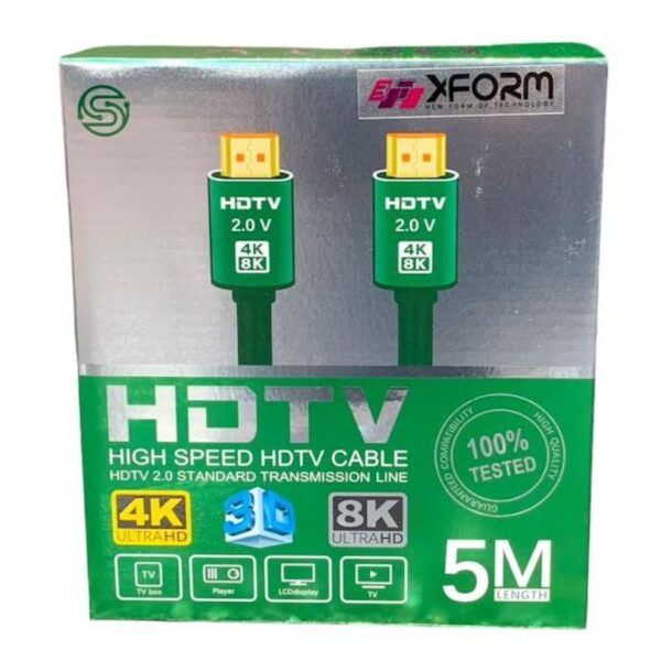 XFORM HDMI 2.0V 4K HDMI Cable (5 Meter) - Photo_1