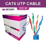 XForm CAT6 UTP 4x2x0.5mm (24awg) CCA (305 Meter) Blue PVC Indoor Cable - Cover Photo