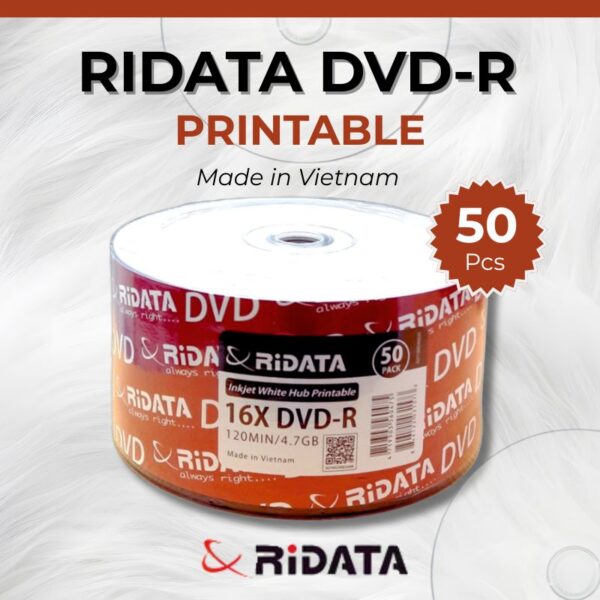 RIDATA DVD-R Printable new advert for cover photo - p1