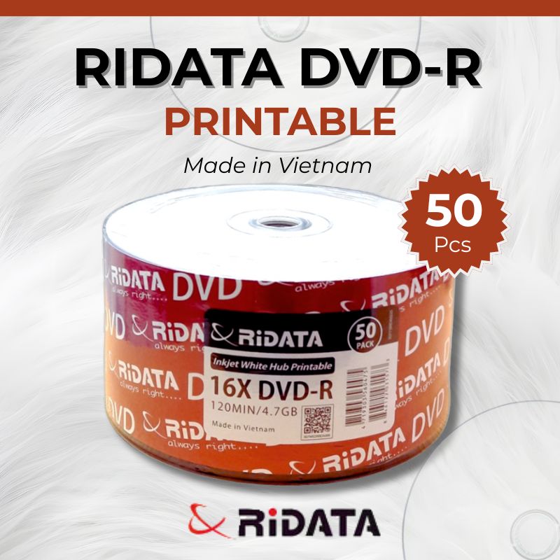 RIDATA DVD-R Printable new advert for cover photo - p1