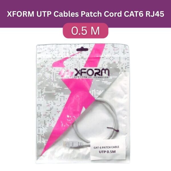 XFORM UTP Cables Patch Cord CAT6 RJ45 (length 0.5m) - p1