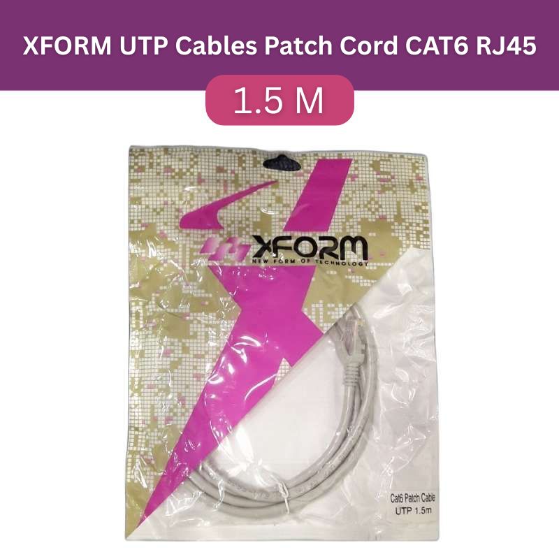 XFORM UTP Cables Patch Cord CAT6 RJ45 (length 1.5m) - p-1