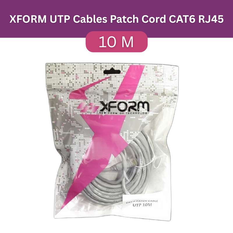 XFORM UTP Cables Patch Cord CAT6 RJ45 (length 10m) - p-1