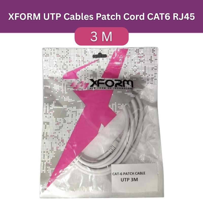 XFORM UTP Cables Patch Cord CAT6 RJ45 (length 3m) - p-1