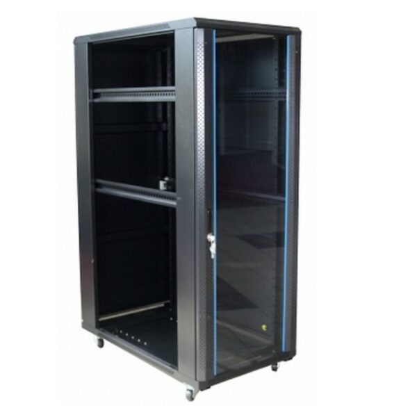 XForm Floor Stand Server Rack Cabinet (18U) 600mm (W) x 1000mm (D) x 1000mm (H) come with 1 Shelf + 4 Fan - P1