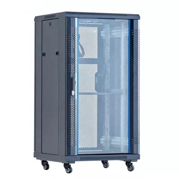 XForm Floor Stand Server Rack Cabinet (18U) 600mm (W) x 800mm (D) x 1000mm (H) come with 1 Shelf + 4 Fan - P1