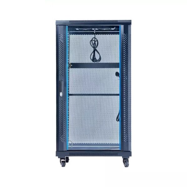 XForm Floor Stand Server Rack Cabinet (18U) 800mm (W) x 1000mm (D) x 1000mm (H) 18U come with 1 Shelf + 4 Fan - P1