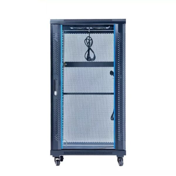 XForm Floor Stand Server Rack Cabinet (22U) 600mm (W) x 1000mm (D) x 1200mm (H) 22U come with 1 Shelf + 4 Fan - P1