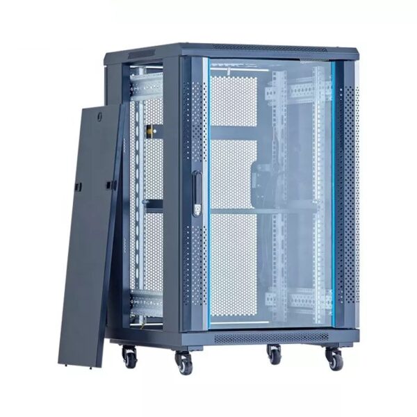 XForm Floor Stand Server Rack Cabinet (22U) 600mm (W) x 600mm (D) x 1200mm (H) 22U come with 1 Shelf + 2 Fan - P1