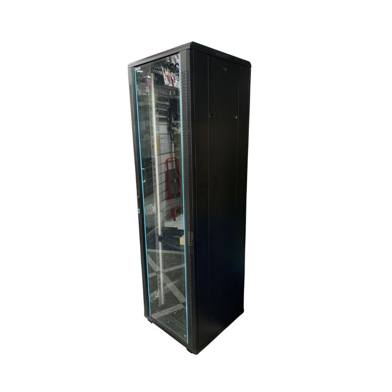 XForm Floor Stand Server Rack Cabinet ( 42U ) 600mm (W) x600mm (D) x 2000mm (H) 42U Come with 1 Shelf + 2 Fan - product p2