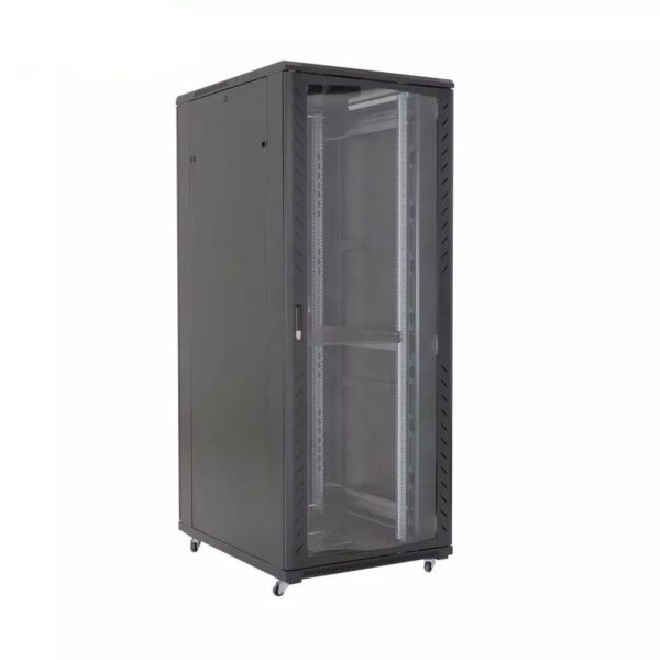 XForm Floor Stand Server Rack Cabinet (42U) 800mm (W) x 1000mm (D) x 2000mm (H) 42U come with 1 Shelf + 4 Fan + 2pcs vertical cable manager in front side - P1