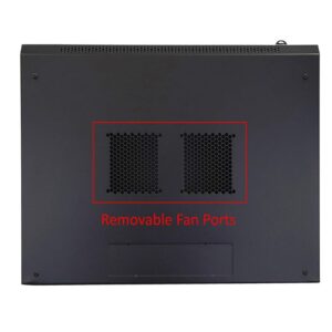 XForm Wall Mount Server Rack Cabinet (12U) 600mm (W) x 600mm (D) x 630mm (H) Thickness 1.2mm - P4