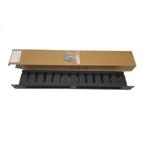 XFORM 1U 12 Port Rack Mount Horizontal Cable Manager Duct Raceway
