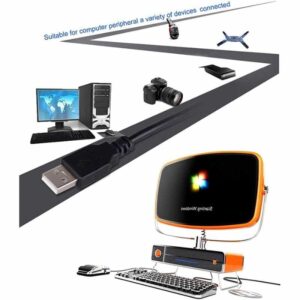 XFORM USB 2.0 A-Male to A-Female Extension Cable 32.8Feet (10 Meters) Black - p6