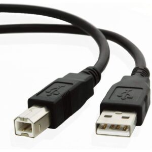 XFORM USB 2.0 Printer Cable – A-Male to B-Male Cord – 32.9 Feet (10 Meters) Black - p1