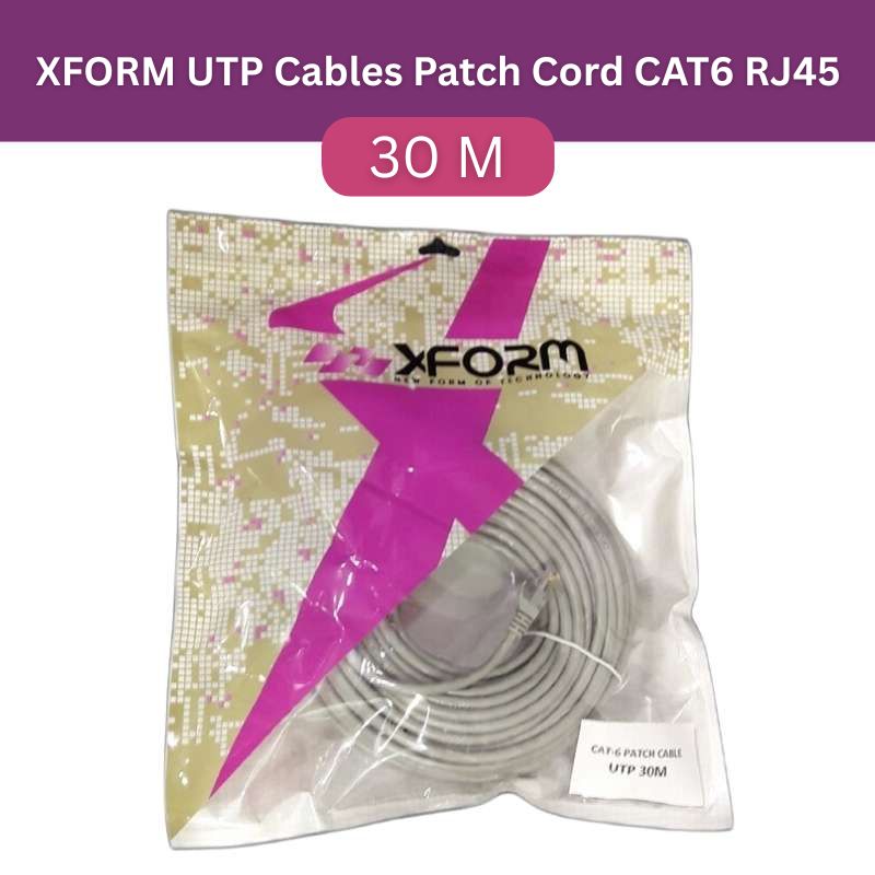 XFORM UTP Cables Patch Cord CAT6 RJ45 (length 30m) - p-1