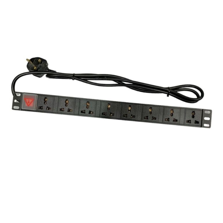 Uk Plug Server Rack XForm 1U rack-mounted 8-way13A UK - Multi Plug PDU Power