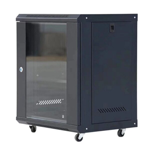 XForm Floor Stand Server Rack Cabinet (15U) 600mm(W) x600mm(D)x800mm(H)15U come with 1 Shelf + 2 Fan - P1