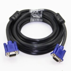 XForm VGA Cable Blue Head Male to Male 50 Feet (15 Meter) Black - P1