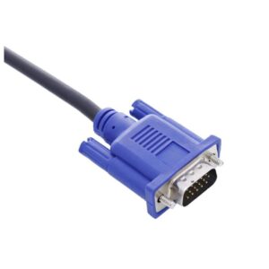 XForm VGA Cable Blue Head Male to Male 50 Feet (15 Meter) Black - P3