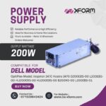 Power Supply 200 Watt Compatible For Dell OptiPlex Model Inspiron 3470 Vostro 3470 D200EBS-00 L200EBS-00 HU200EBS-00 HU200EBS-00 B200NS-00 L200EBS-01 - cover photo 1