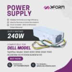 Power Supply 240 Watt Compatible For Dell OptiPlex Model 3040 3650 3656 5040 7040 AC240EM-00 PCE004 B240EM-00 - cover photo 1