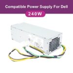 Power Supply 240 Watt Compatible For Dell OptiPlex Model 3040 3650 3656 5040 7040 AC240EM-00 PCE004 B240EM-00 - featured photo p1