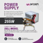 Power Supply 255 Watt Compatible For DELL Optiplex Model 580 760 780 960 980 DT Mini ATX F255E-01,H255E-01,D255P-00 L255P-01 AC255AD-00 PC8051 L255P-01 D255ED-00 DPS-255BB-1 D255AS-00