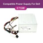 Power Supply 275 Watt Compatible For Dell OptiPlex Model 3010 7010 9010 390 790 990 MT Dell Precision T1600, T1650 Dell Vostro 260 B275AM-00 L275AM-00 AC275AM-00 - cp1