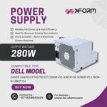 Power Supply 280 Watt Compatible For DELL Optiplex Model GX520 GX620 DT 745 755 DT D280P-00 H280P-00 H280P-01 L280P-0 L280P-01 - cover photo