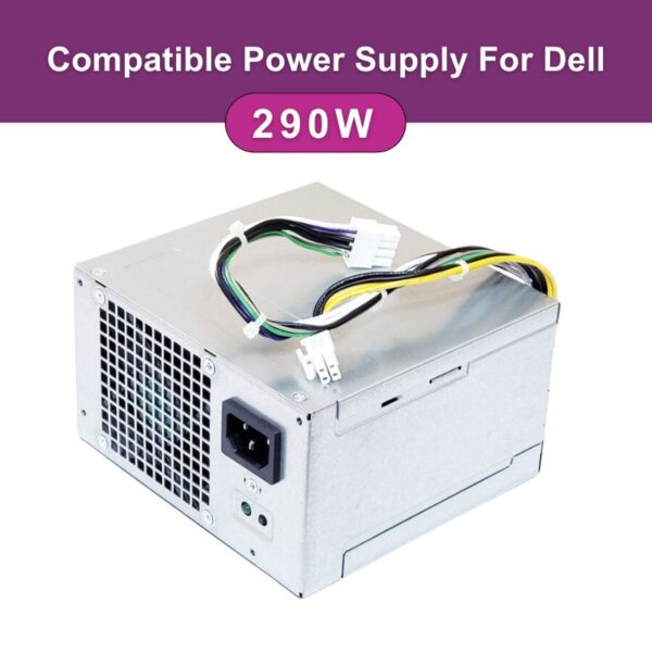 Power Supply 290 Watt Compatible For Dell OPTIPLEX Model 9020 7020 3020 PowerEdge T20 Precision T1700 MT H290AM-00 L290EM-01 HU290EM-01 B290EM-01 - feature photo 1