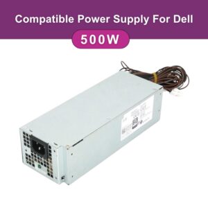 Power Supply 500 Watt Compatible For Dell OptiPlex Model 7080 7090 7070 7060 3050 3650 3670 3671 5090 3260 3681 H500EPM-00 DPS-500AB-49A D500EPM-00 - cp1