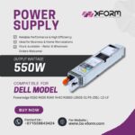 Power Supply 550 Watt Compatible For Dell Server Model Poweredge R330 R430 R340 R440 R3930 L550E-S1 PS-2551-1D-LF - cover photo