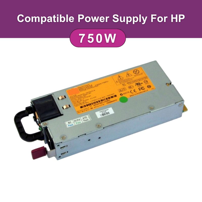 Power Supply 750 Watt Hot Plug Compatible For HP Model