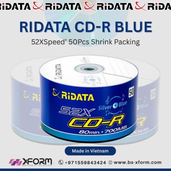 RiDATA CD-R Blue 52XSpeed 50 pcs shrink packing - cover photo