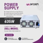 Power Supply 635 Watt 80 Plus Gold Compatible For Dell Model Precision T3600 T5600 D635EF-00 - cover photo