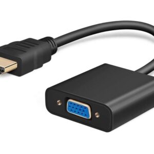 XForm HDMI to VGA,1080P HD Video Adapter Cable HDMI to VGA Adapter Conversion Cable for PC, Projector, HDTV Video Converter Extender Split Screen