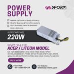 Replc. Power Supply 220W Compatible For Acer LITEON Model 630 4630 B630 X2640 X4630 X4640 X4650 X6630 FSP220-30FABA,DC.2201B.001 FSP220-30FABA PS-3221-9AB PS-3221-9AE PE-32