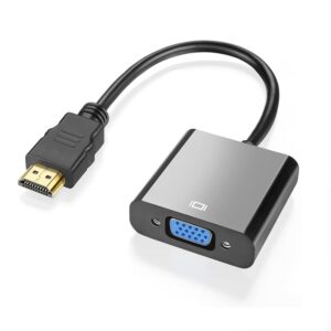 XFORM HDMI to VGA- 11, 1080P HD Video Adapter Cable HDMI to VGA Adapter Conversion Cable for PC, Projector, HDTV Video Converter