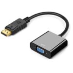 XForm DP to VGA Adapter – Display Port to VGA Adapter (Male to Female) for Computer, Desktop, Laptop, PC, Monitor, Projector, HDTV-Black Stock available in Dubai, UAE