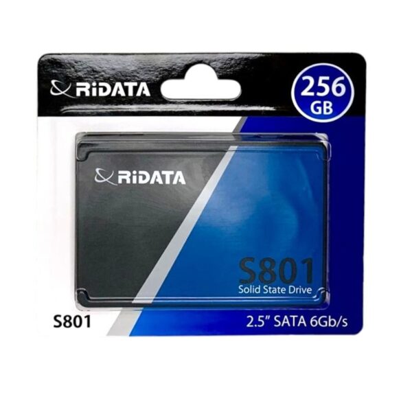 RiDATA 256 GB SSD (Internal Solid State Drive) 3D NAND 2.5″ SATA III 6Gbs Ultra Slim 7mm Up to 520 MBs - pic 1