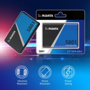RiDATA SSD (Internal Solid State Drive) 3D NAND 2.5 SATA III 6Gbs Ultra Slim 7mm Up to 520 MBs (1 TB) - pic 2