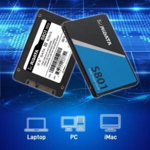RiDATA SSD (Internal Solid State Drive) 3D NAND 2.5 SATA III 6Gbs Ultra Slim 7mm Up to 520 MBs (1 TB) - pic 3
