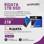 RiDATA SSD (Internal Solid State Drive) 3D NAND 2.5″ SATA III 6Gbs Ultra Slim 7mm Up to 520 MBs (1 TB) - cover photo